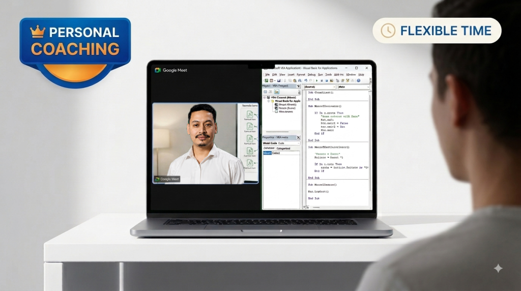 one to one Excel Training